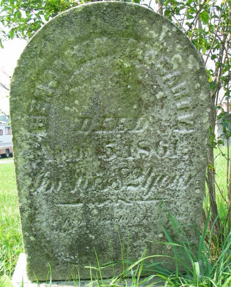 Benjamin McCarty tombstone